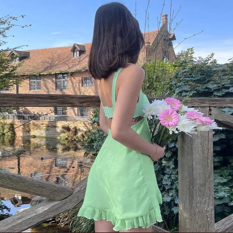 Vvsha Maura Mini Ruffle Dress