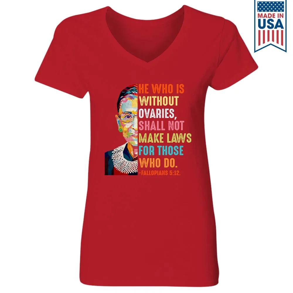 Women's V-neck T-shirt TSVB506