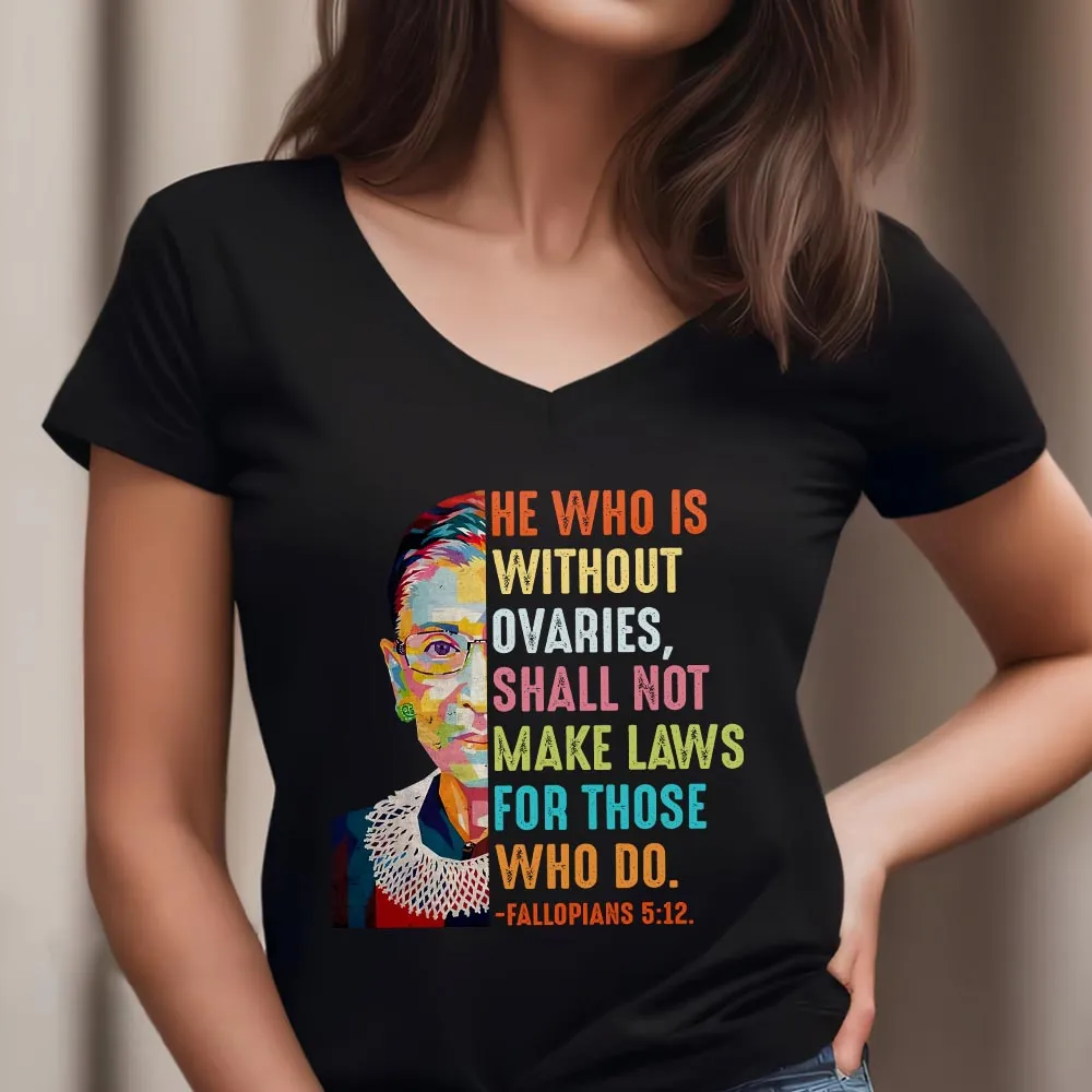 Women's V-neck T-shirt TSVB506