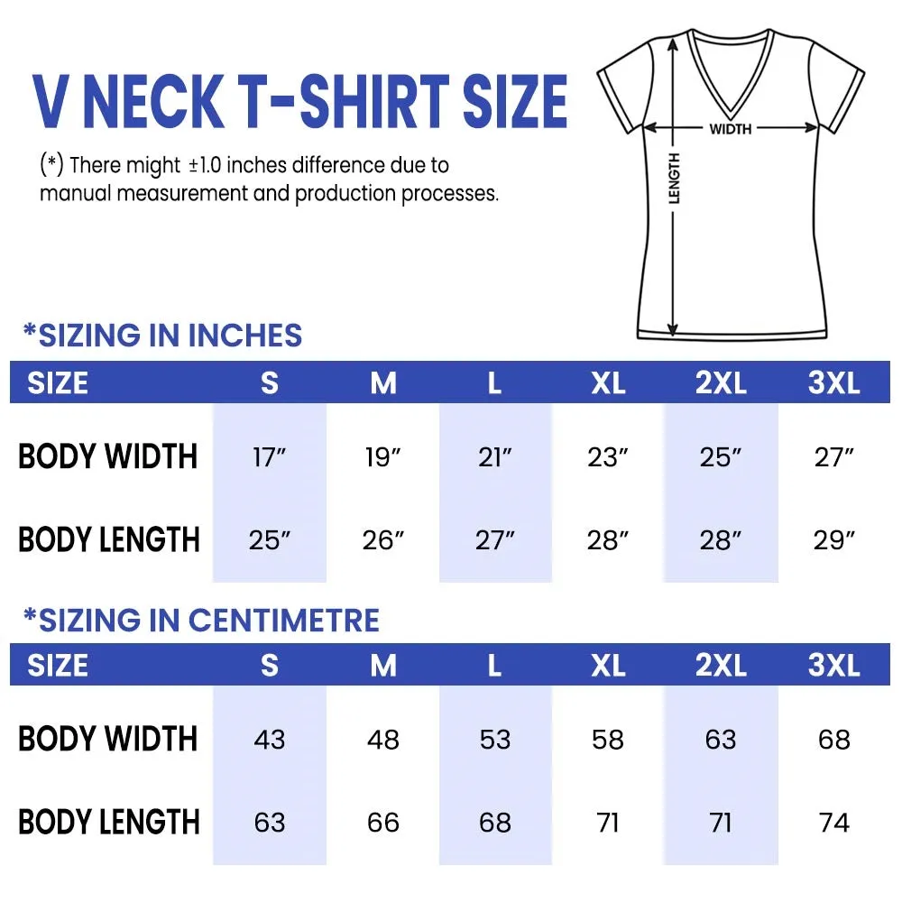 Women's V-neck T-shirt TSVB646