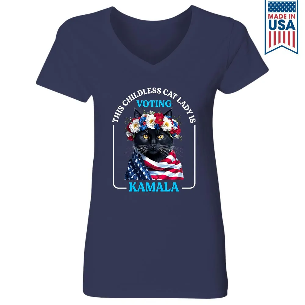 Women's V-neck T-shirt TSVB646