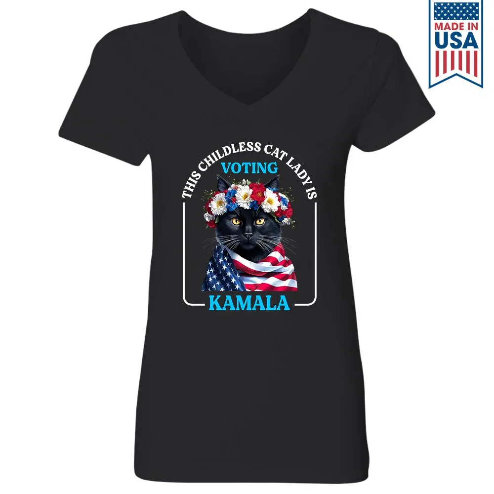 Women's V-neck T-shirt TSVB646