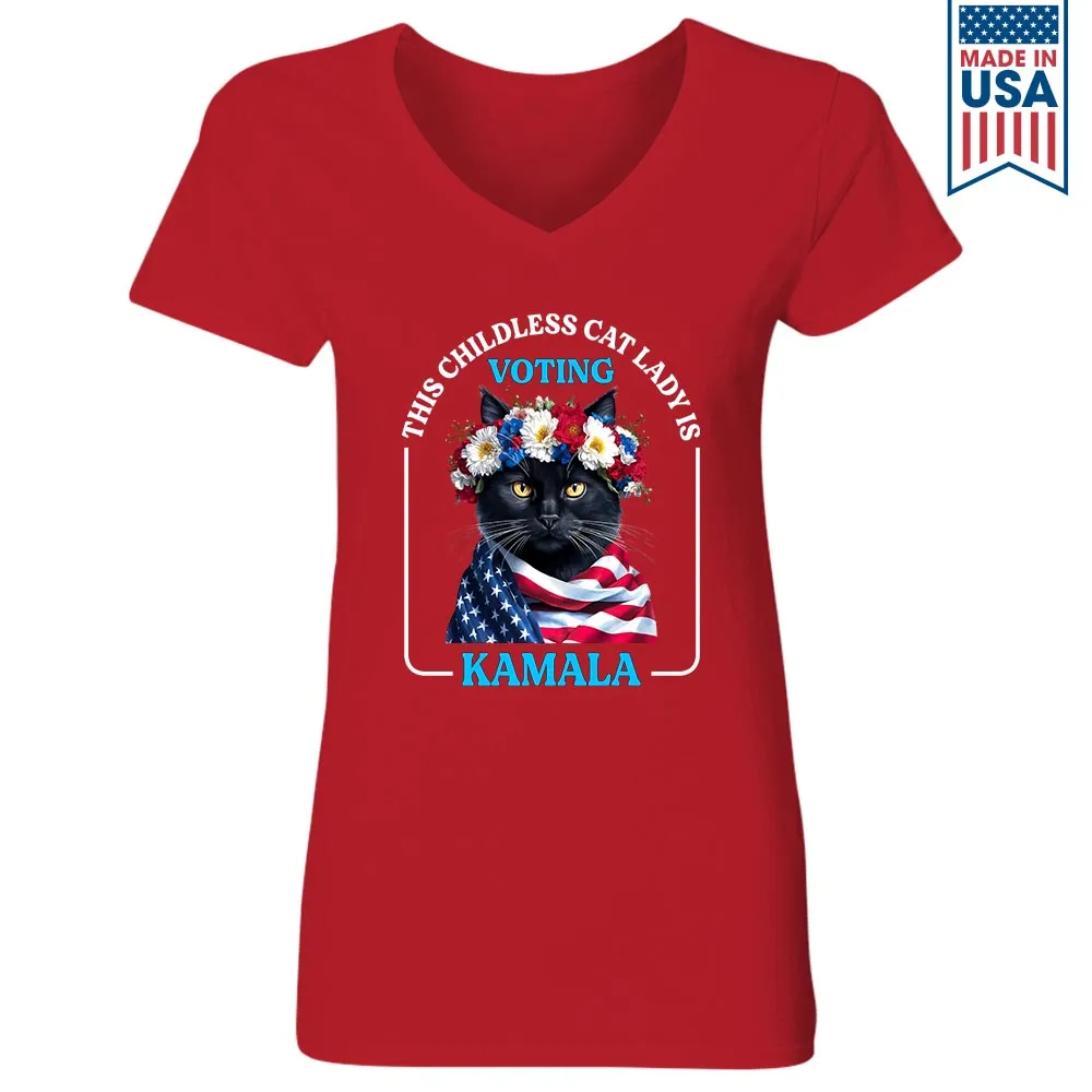 Women's V-neck T-shirt TSVB646