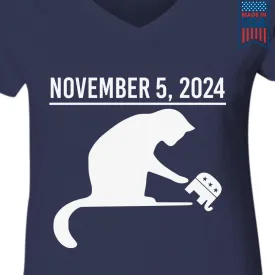 Women's V-neck T-shirt TSVB704