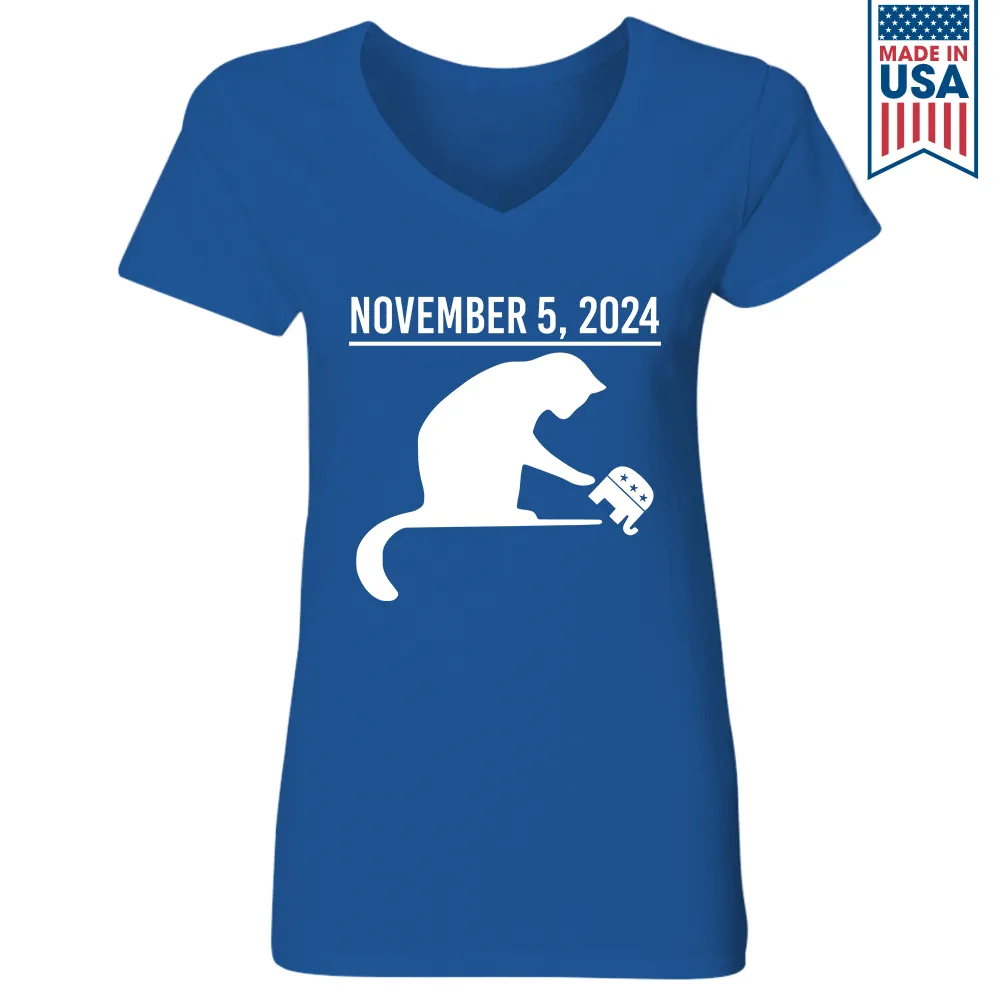 Women's V-neck T-shirt TSVB704