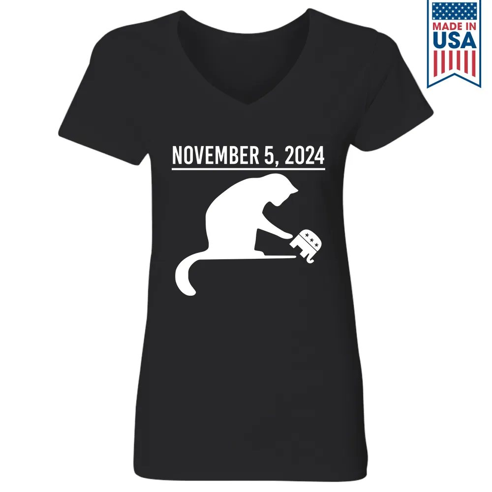 Women's V-neck T-shirt TSVB704