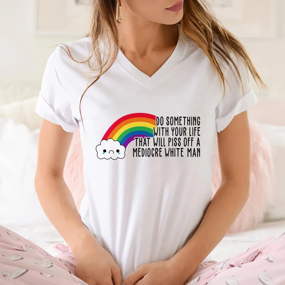 Women's V-neck T-shirt TSVW495