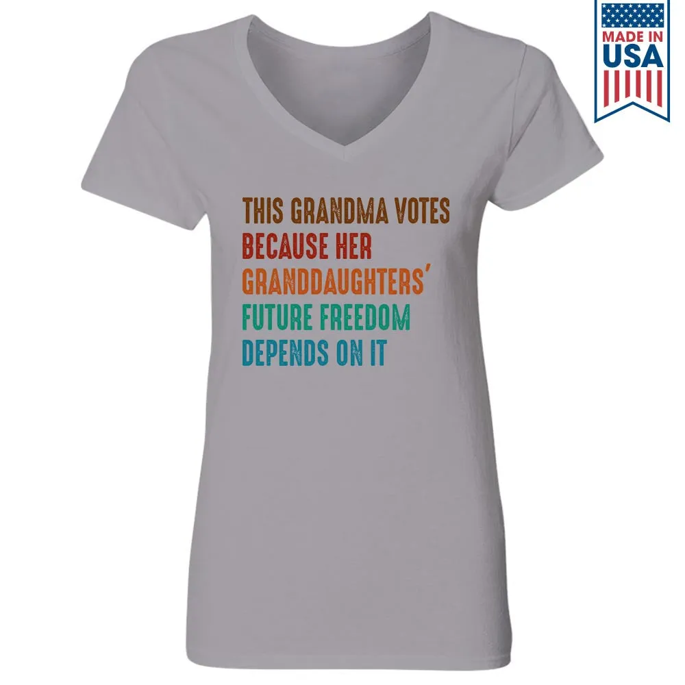 Women's V-neck T-shirt TSVW521