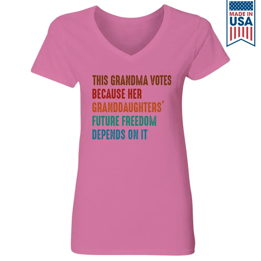 Women's V-neck T-shirt TSVW521